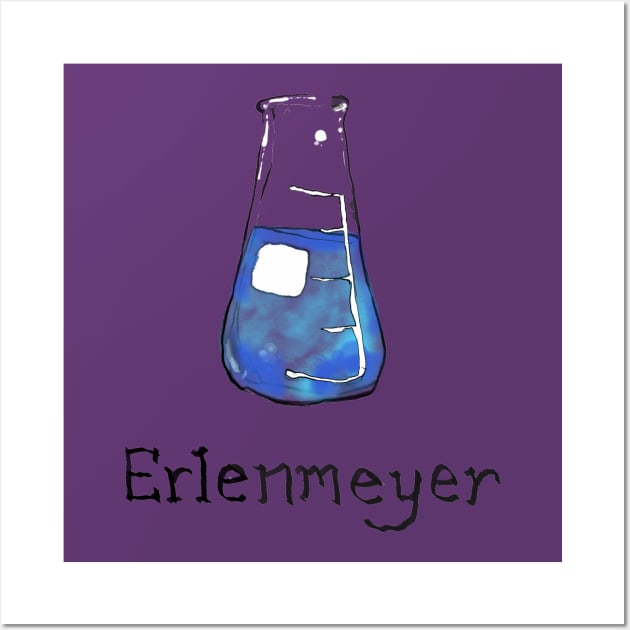 Erlenmeyer flask Wall Art by M-ken